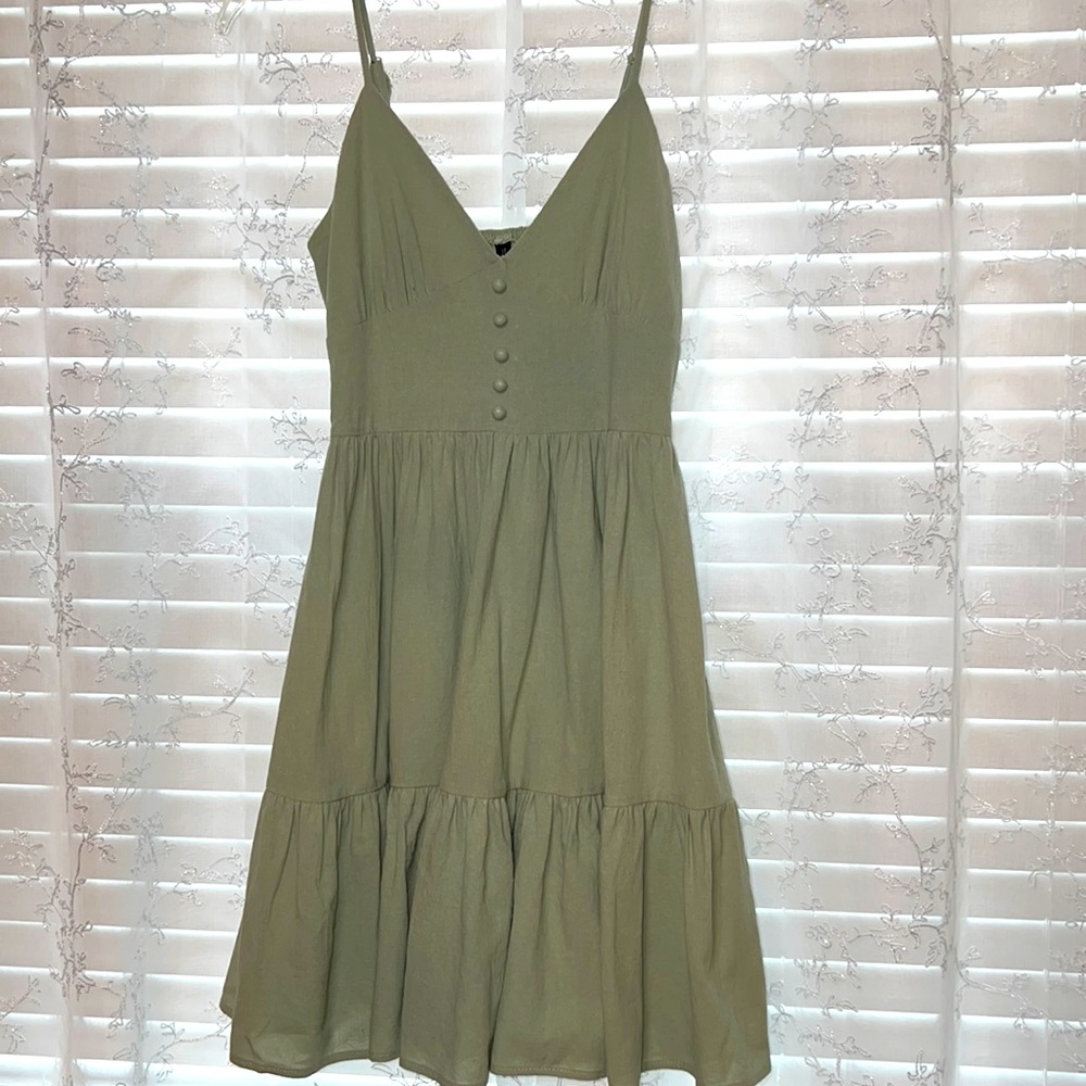 Girly green dress